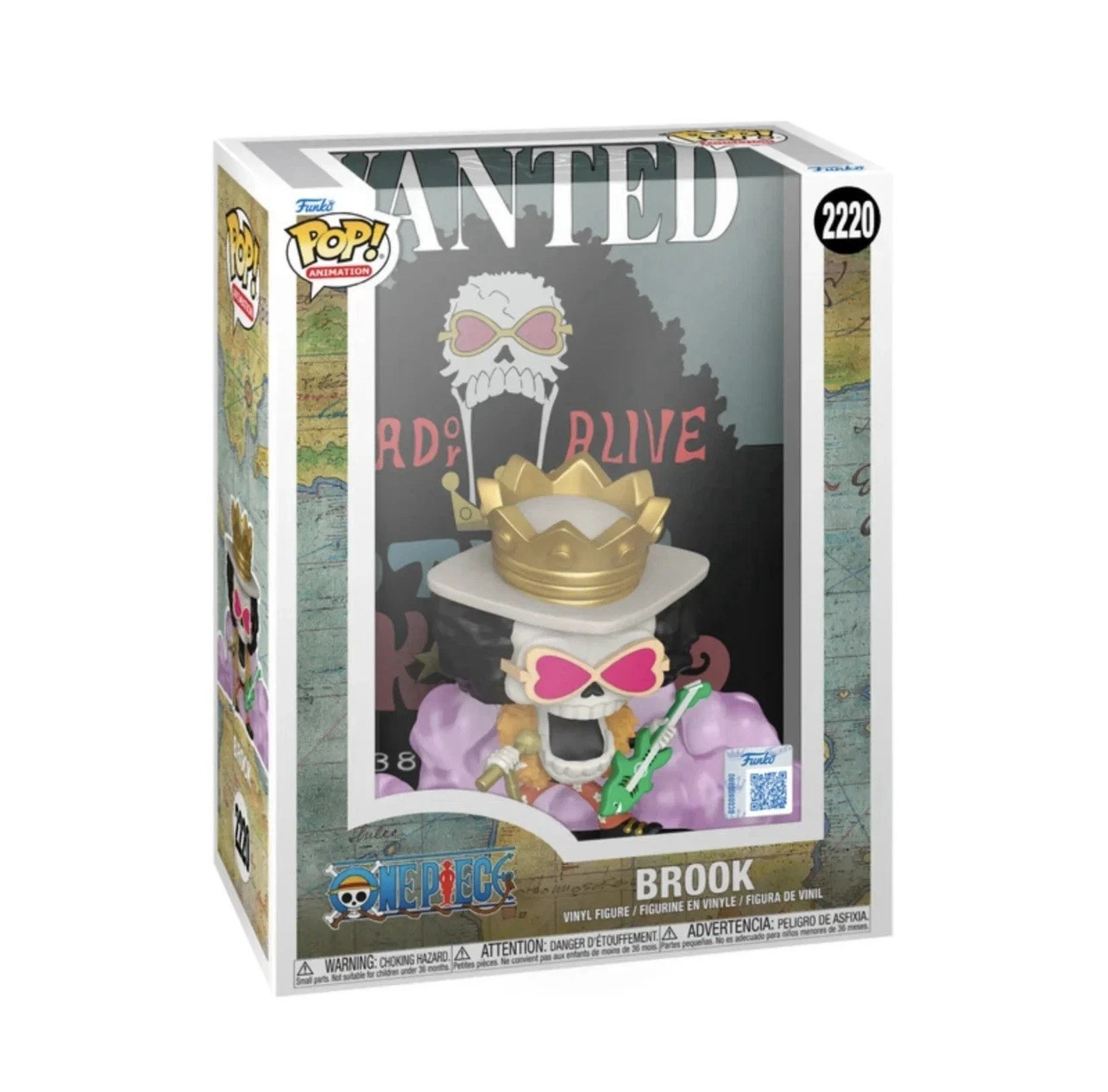 Funko Pop! One Piece Brook Poster Wanted #2220 | Nuevo EMBALAJE ORIGINAL | Envío 24h ️