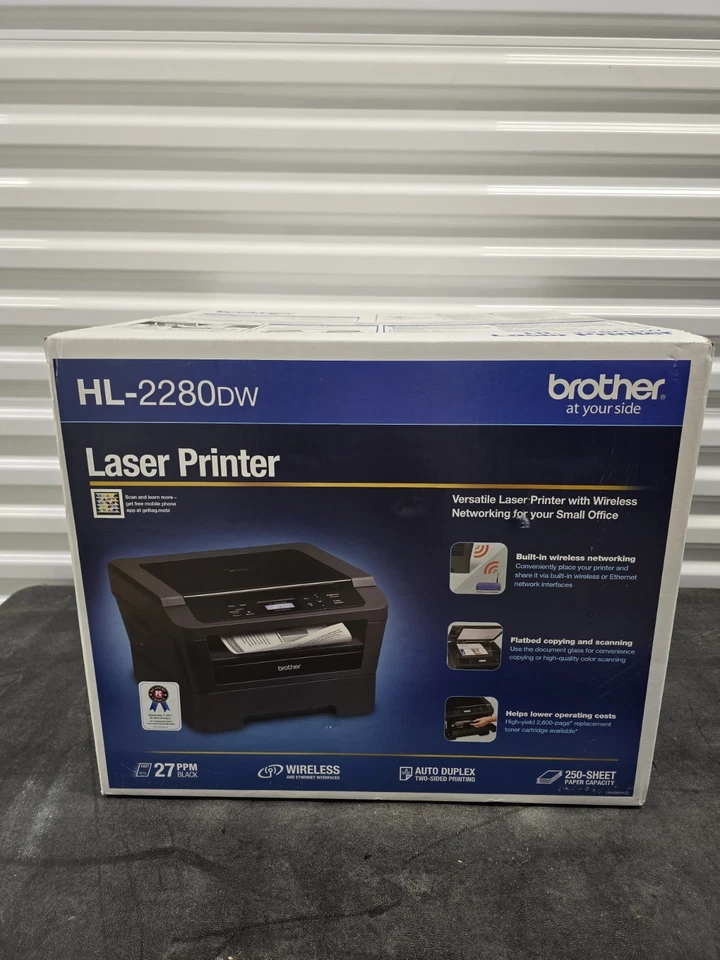 New Unopened Sealed Brother Hl-2280dw Laser Printer Wireless Copying Scanning - Image 3 of 4