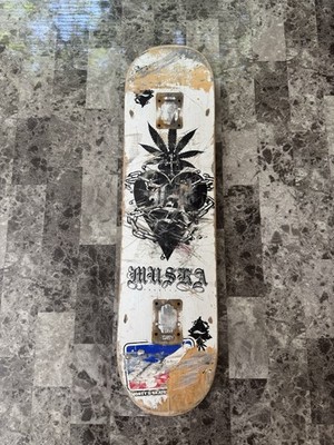 Chad Muska Shortys Skateboard LA Weed Heart Deck Original Well Used