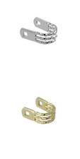 OG Lowrider Bicycle Bike 25.4mm Twisted Seat Post Clamp Show Part Gold or CP