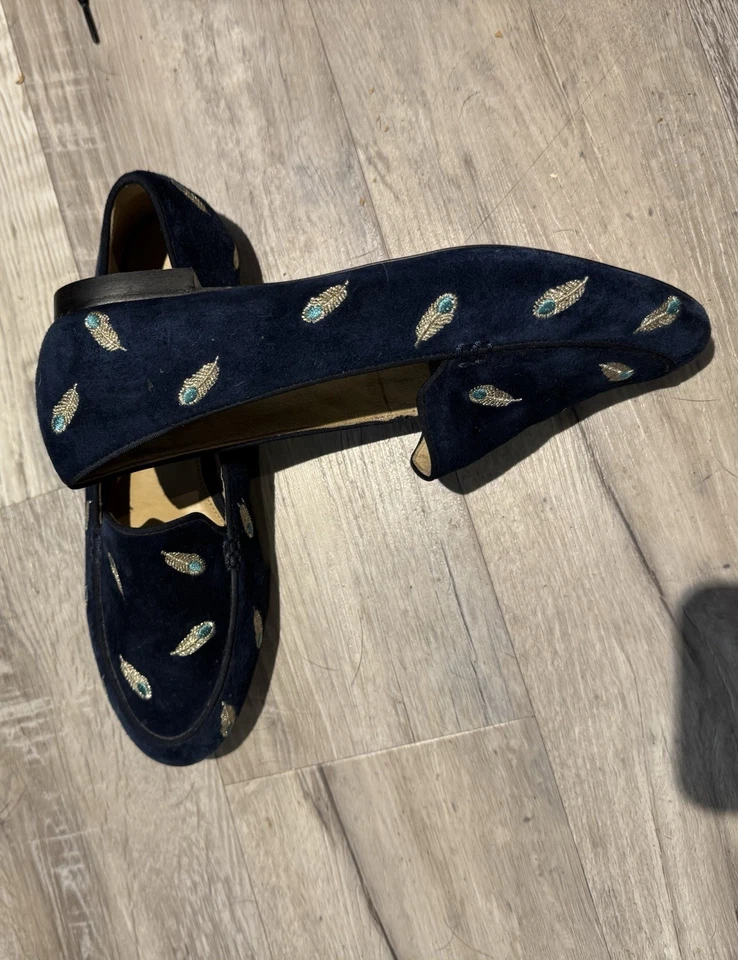 Talbots Mujer Gamuza Azul Marino, 7M Foto 3 de 3