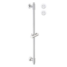 No Drill 30-Inch Shower Slide Bar with Adjustable Handheld Shower Head Holder...