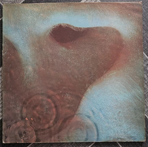 Pink Floyd Meddle A-3 B-3 Textured Sleeve LP Album Vinyl Record RARE
