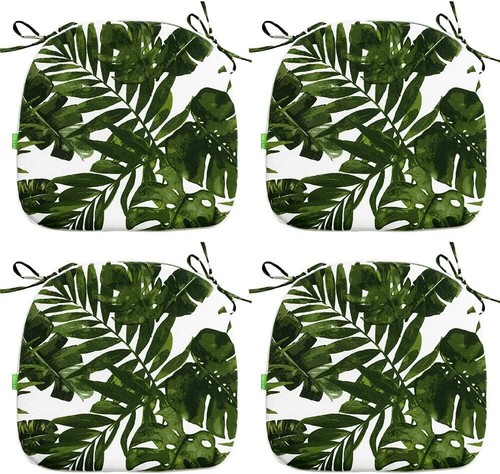 Water-Repellent Patio Chair Cushions Set - Stylish 16x17 Inch U-Shape Pads - Picture 3 of 9