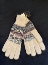 New Vintage ARIS Isotoner THERMAL Warmth PUFF WOMAN'S KNIT GLOVES Acrylic