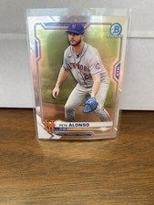 2021 Bowman Chrome Base #41 Pete Alonso - New York Mets