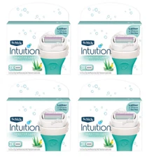 Schick Intuition Sensitive Care With Organic Aloe, 12 Cartridges BNIB