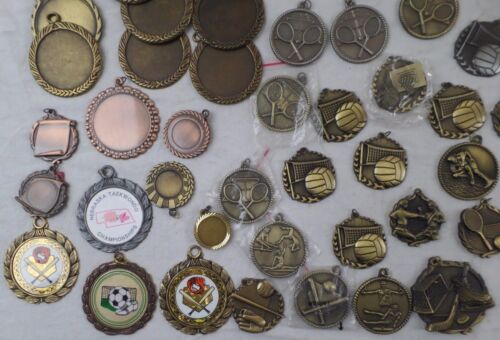 Sportmedaillen, Auszeichnungen, Pins, Bänder, Baseball, Fußball, Gymnastik, Tennis, Menge 152 - Bild 2 von 10