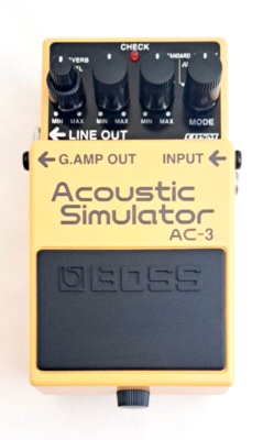Boss AC-3 Acoustic Simulator Guitar Effects Pedal 2010 With Box