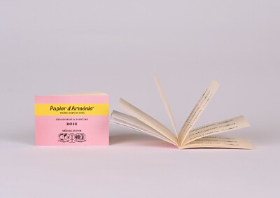  Papier d'Armenie, Room Deodorizer, La Rose, Francis Kurkdjian Mix,  6  Booklets