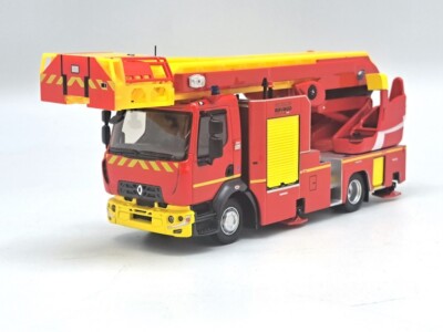 Eligor 1/43 – Renault D16 EPC 33 PRX Échelles Riffaud Pompiers Jaune