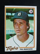 1978 Topps Baseball Card # 559 Phil Mankowski - Detroit Tigers (VG/EX)
