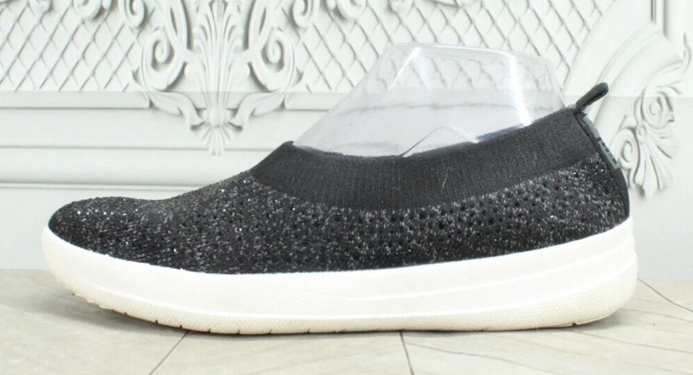Fitflop uberknit store ballerina crystal