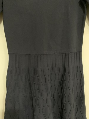 Hobbs Orla Knitted Dress in Navy UK 10 