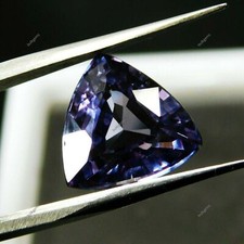 6 Ct Natural Alexandrite Rare Color Change Trillion Cut Certified Loose Gemstone