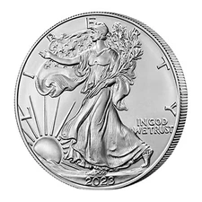 2023 1Oz Collectible American Silver Eagle $1 Liberty Souvenir Coin 1.57in New