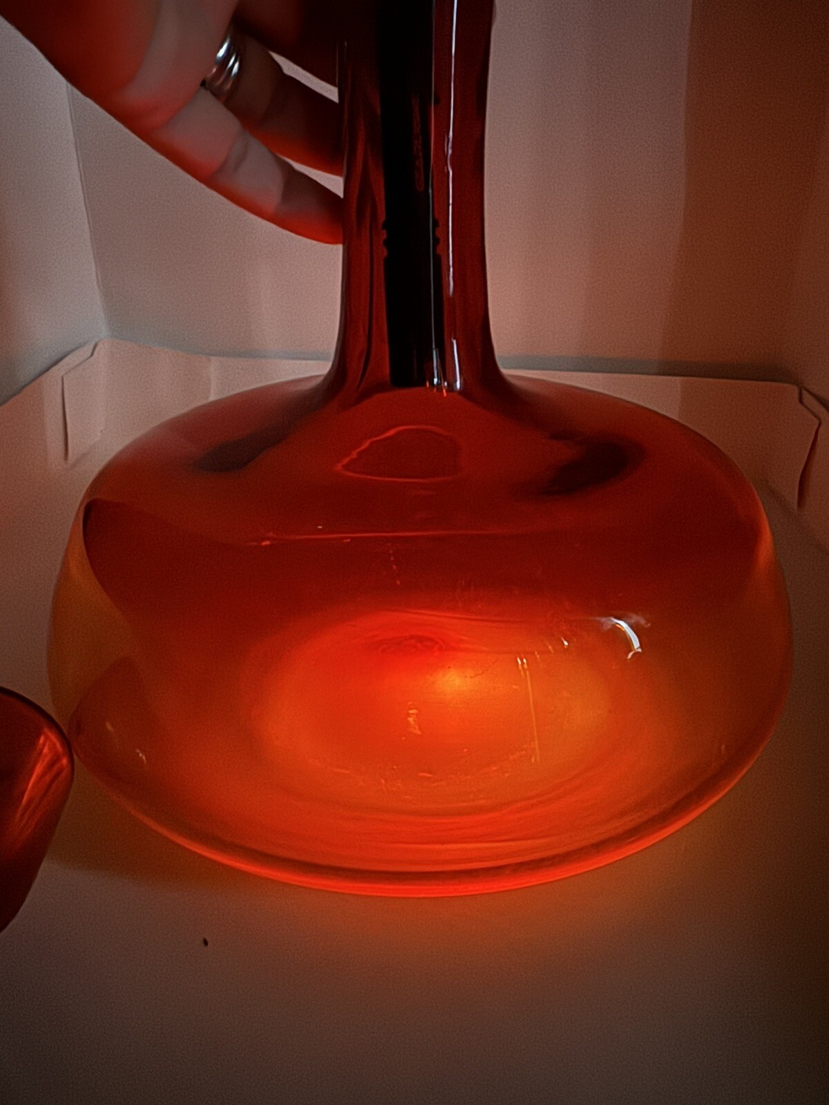 Blenko 565 Wayne Husted Decanter - Tangerine | eBay