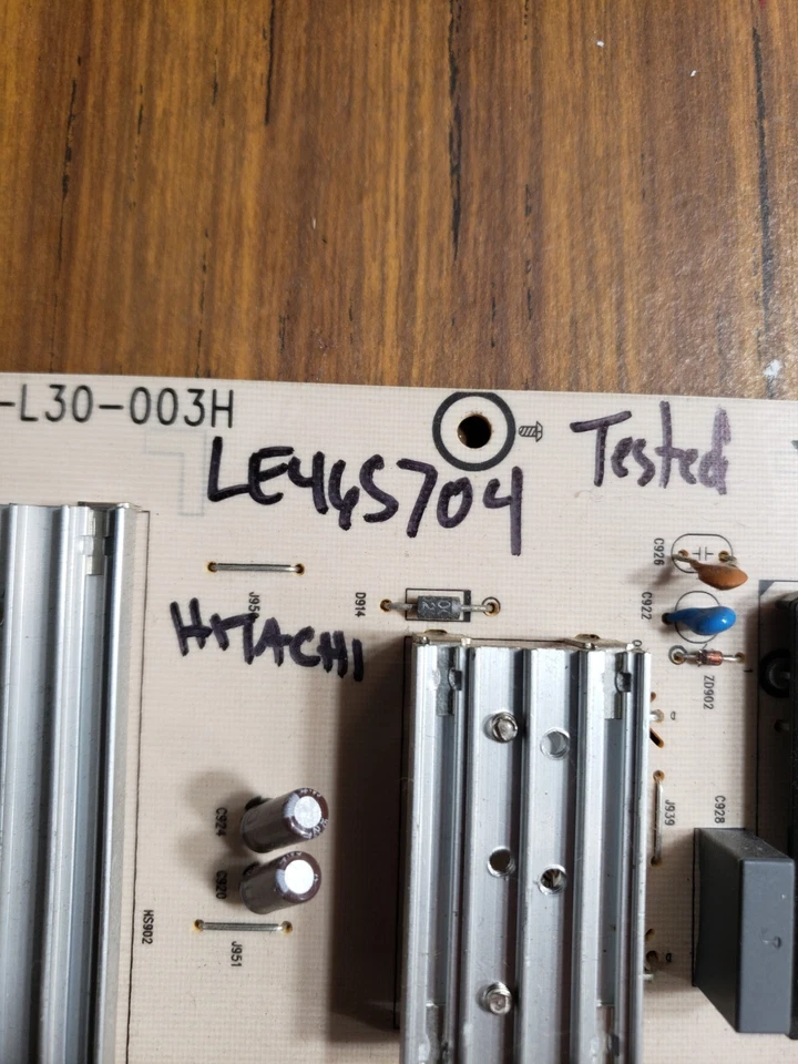 Placa de fuente de alimentación Hitachi 46" LE46S704 Insignia NS-46E570A11 PLTVA8025AQA3 Foto 3 de 4