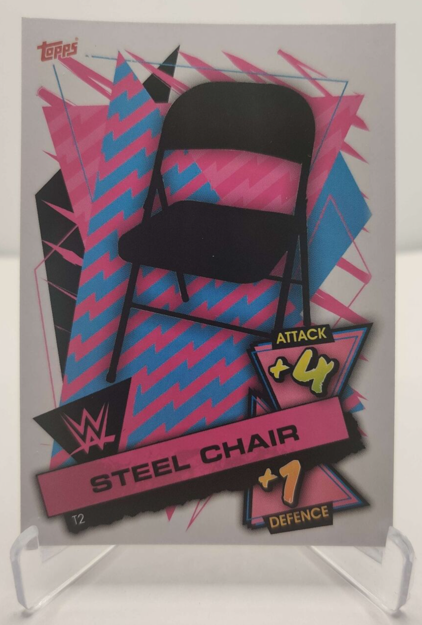 2021 WWE Topps Slam Attax T2 Steel Chair Wrestling Card eBay