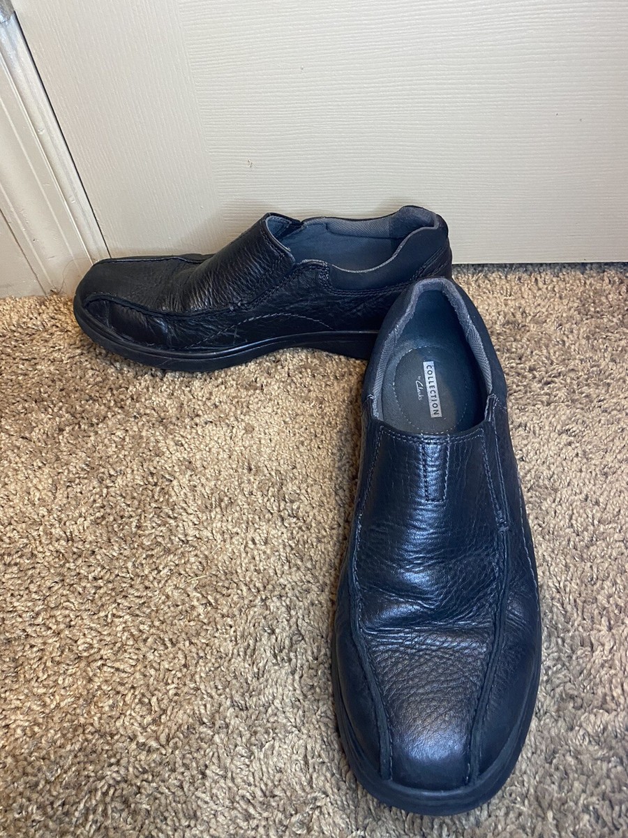 Clarks Collection Black Soft Cushion Loafer Slip-on Shoe  display picture 3