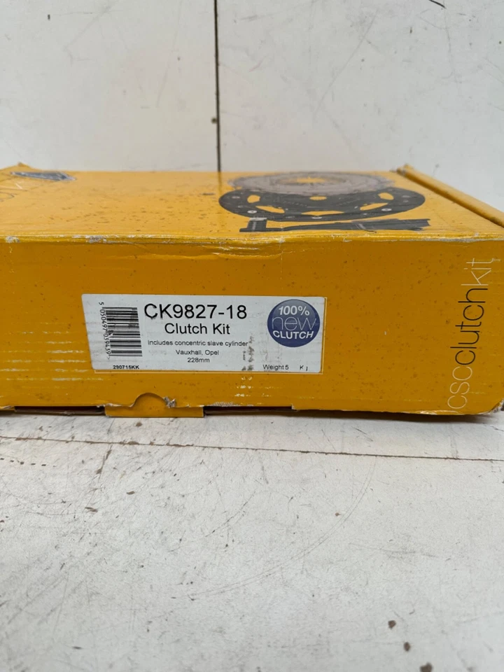 CLUTCH KIT FITS VAUXHALL ASTRA G VECTRA 228mm NATIONAL WITH CSC CK9827-18 - Image 3 of 4