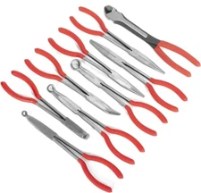 9pc 119" inch Long Reach Plier Mechanics Electricians Craft & Hobby Tool Set
