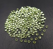 Peridot - facetté rond - brillant - 275pcs - 20.15Cts - Ø 2.5mm - sertissage