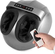 Shiatsu Foot Massager Kneading Air Pressure Heating Vibration Foot Health-PINK