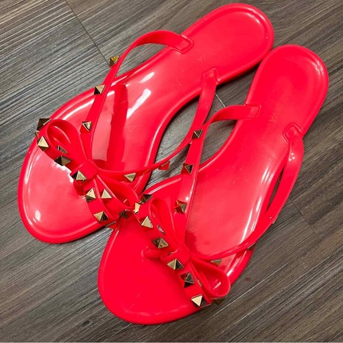 wild diva jelly studded sandals