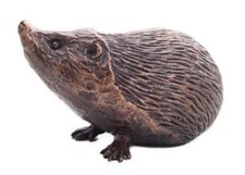Butler & Peach Detailed Small Solid Bronze Hedgehog 2040