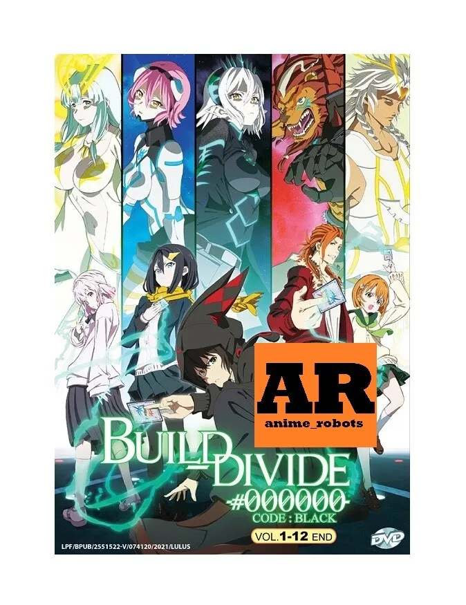 ANIME DVD~BUILD-DIVIDE -#000000- CODE BLACK VOL.1-12 END [ENGLISH SUBTITLE]