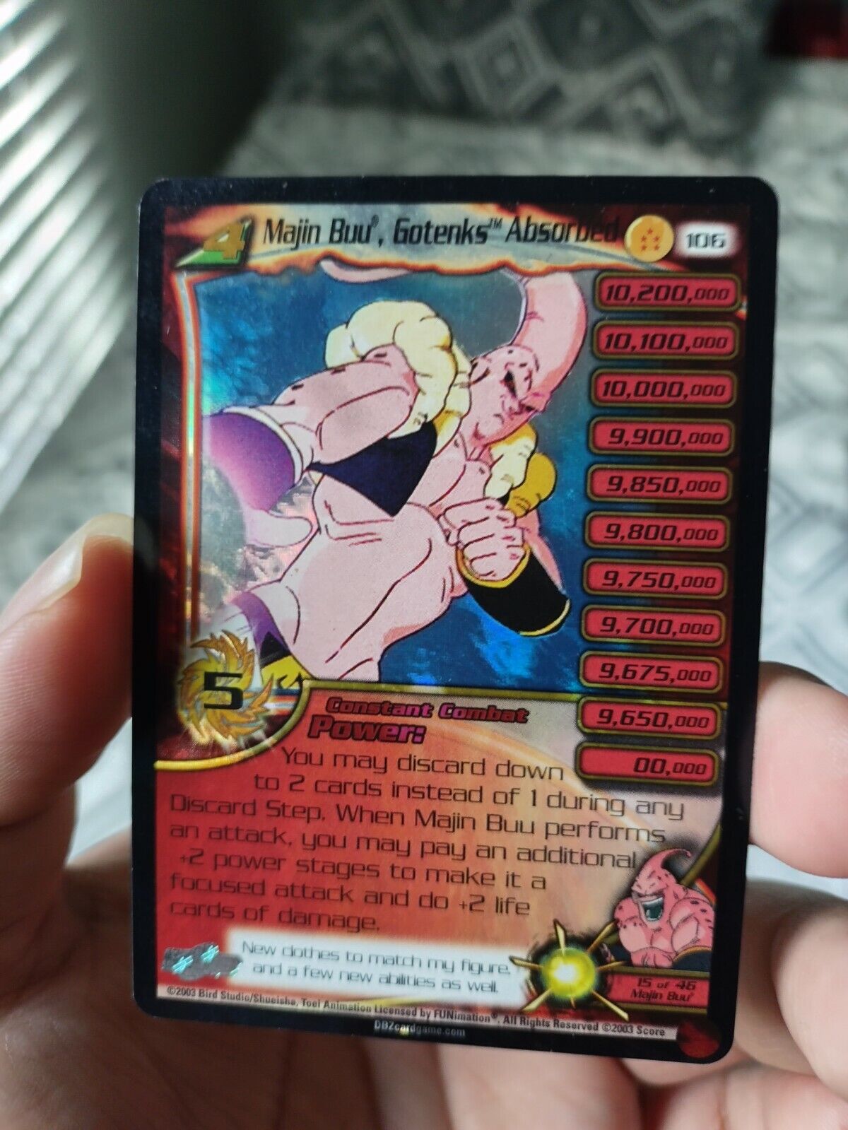 2023 CARD DRAGON BALL Z5 #073 MAJIN BOO vs GOTENKS TCG PERU