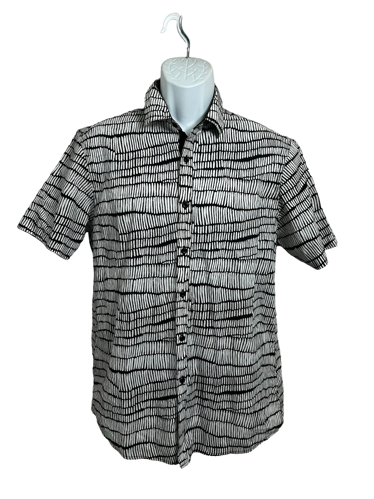 Algodón geométrica INC International Concepts Informal Con Botones camisas para hombres