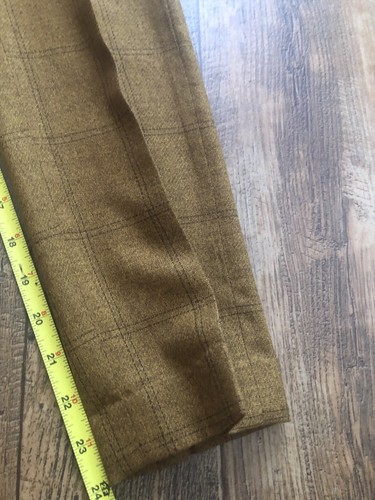 Vintage Battlesteins Houston Boys Suit Youth Jacket & Pants WALDES Zipper Brown - Picture 7 of 17