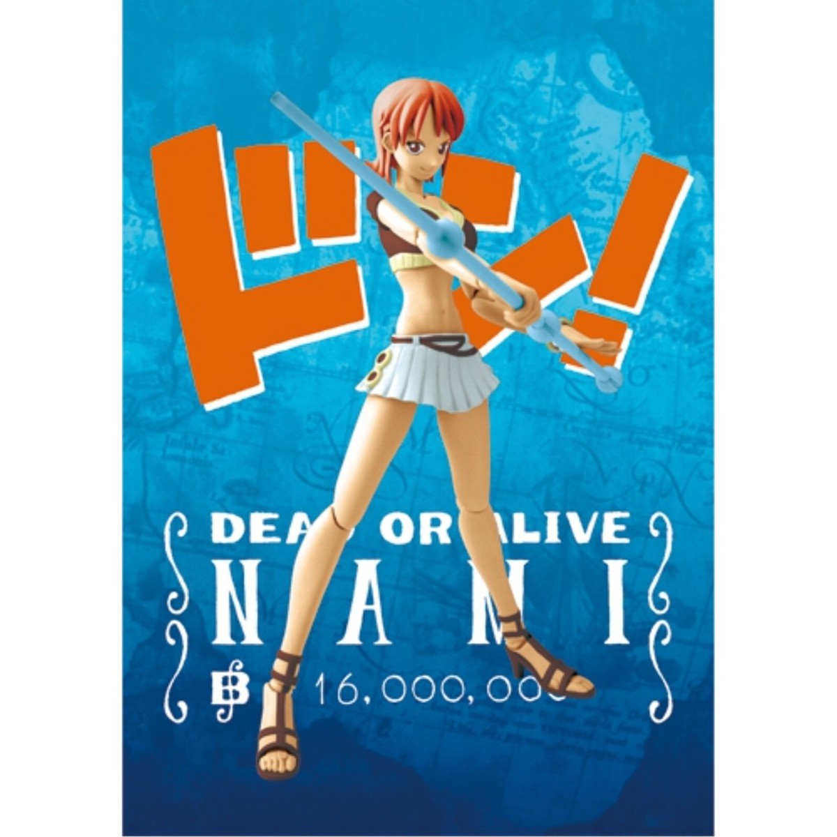 BANDAI S.H.Figuarts ONE PIECE Nami Action Figure 140mm Clima