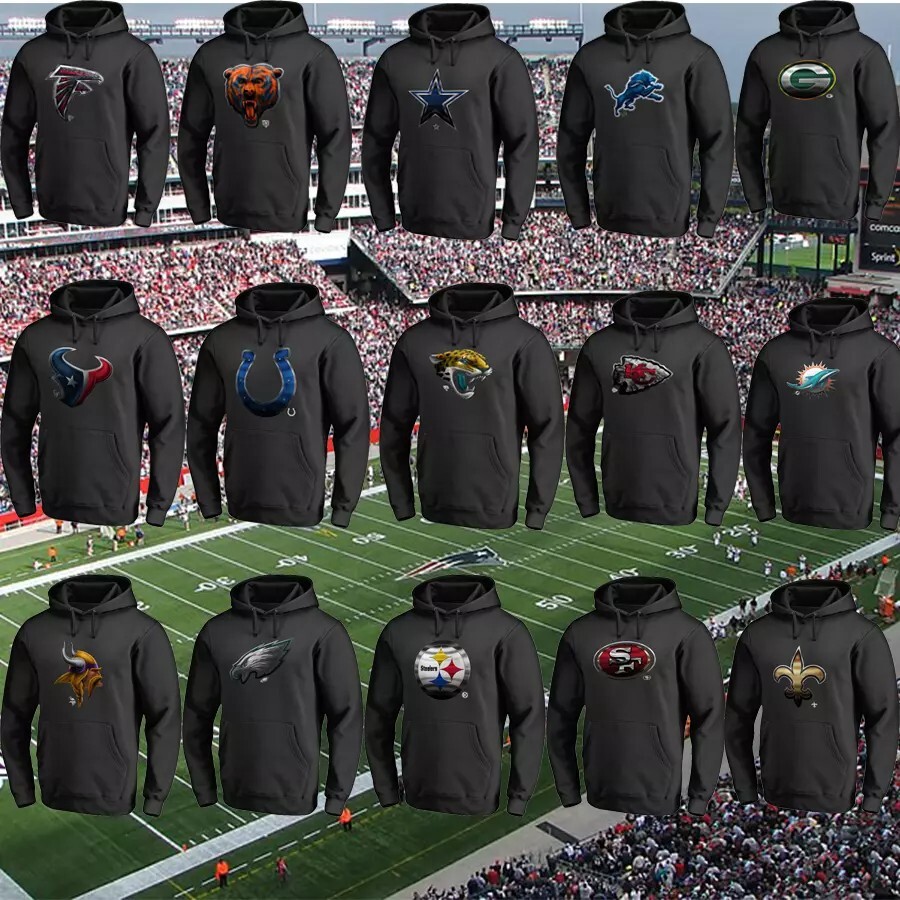 NEW!! All Team Midnight Mascot Pullover Hoodie - Black