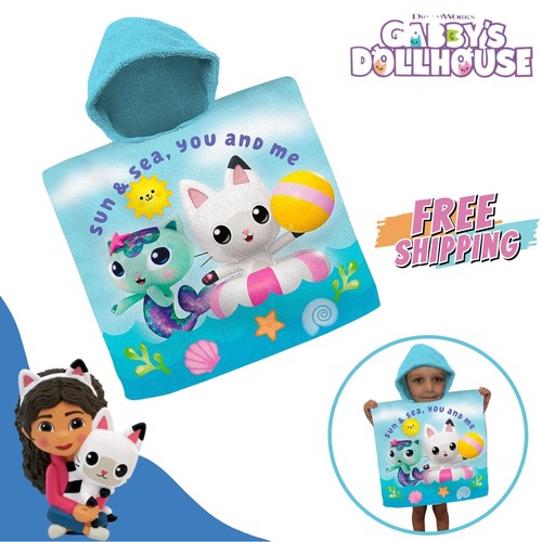 Toallas poncho con capucha para niños 120 cm, toalla de baño de playa de algodón para 3-6 años - Imagen 39 de 65