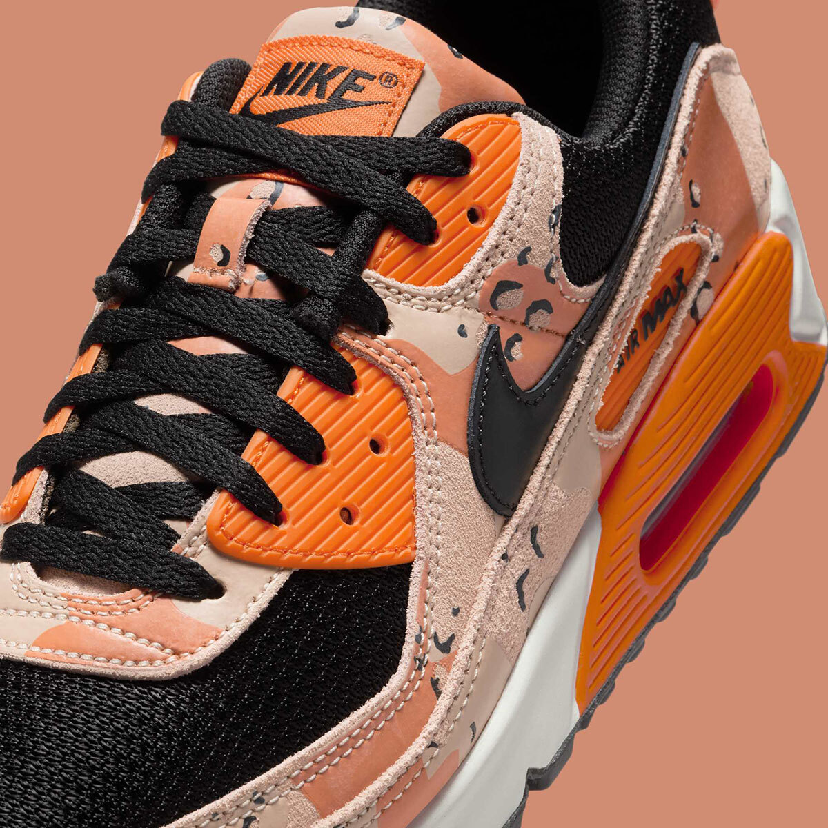 Nike Air Max 90 PRM Camo Pack Safety Orange Bio Beige