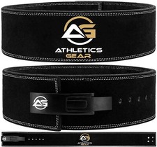 Weight Power Lifting Leather Lever Pro Belt Gym Training Powerlifting Athletics