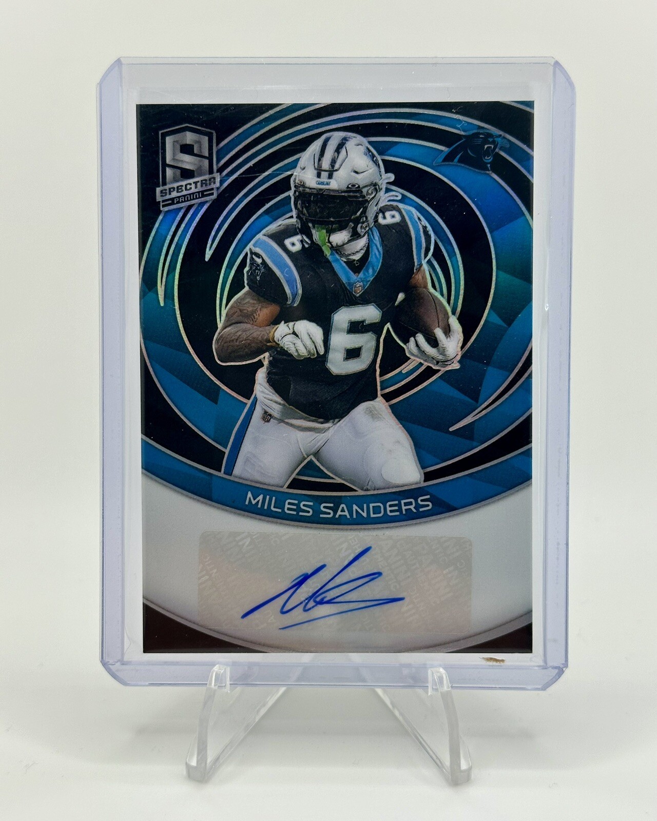 2023 Panini Spectra MILES SANDERS #SIG-MSA Autograph /199 Carolina Panthers
