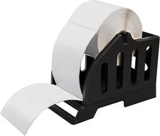 Label Holder for Rolls and Fan-Fold Labels,Black Stand for 4X6" Thermal Label Pr