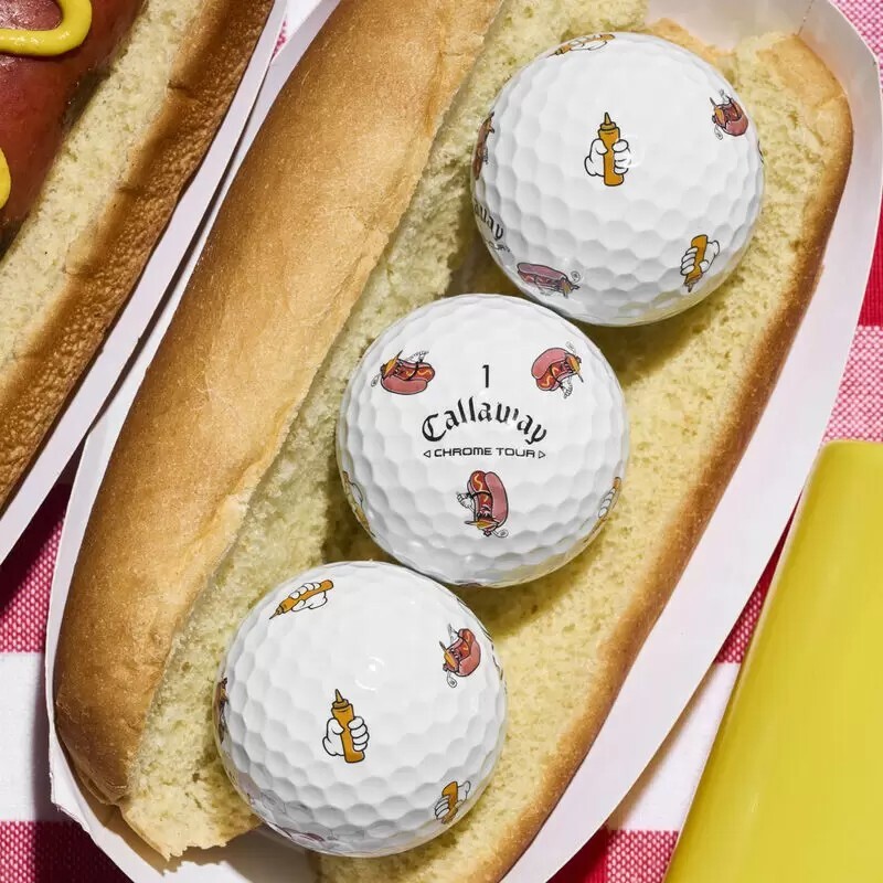 Callaway Chrome Tour HOT DOG Limited Edition Golf Balls - SOLD OUT