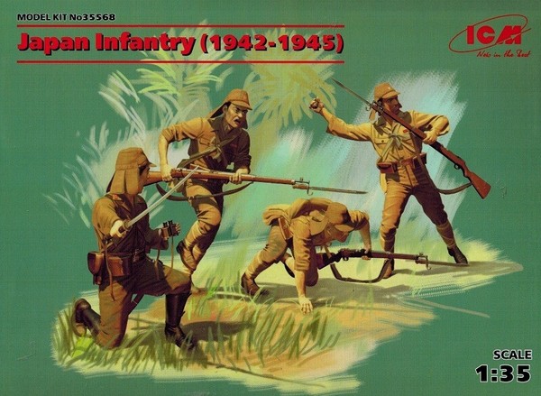Icm 35568 - Japan Infantry 1942 - 1945 - - - Japanische Soldaten - 1:35-image