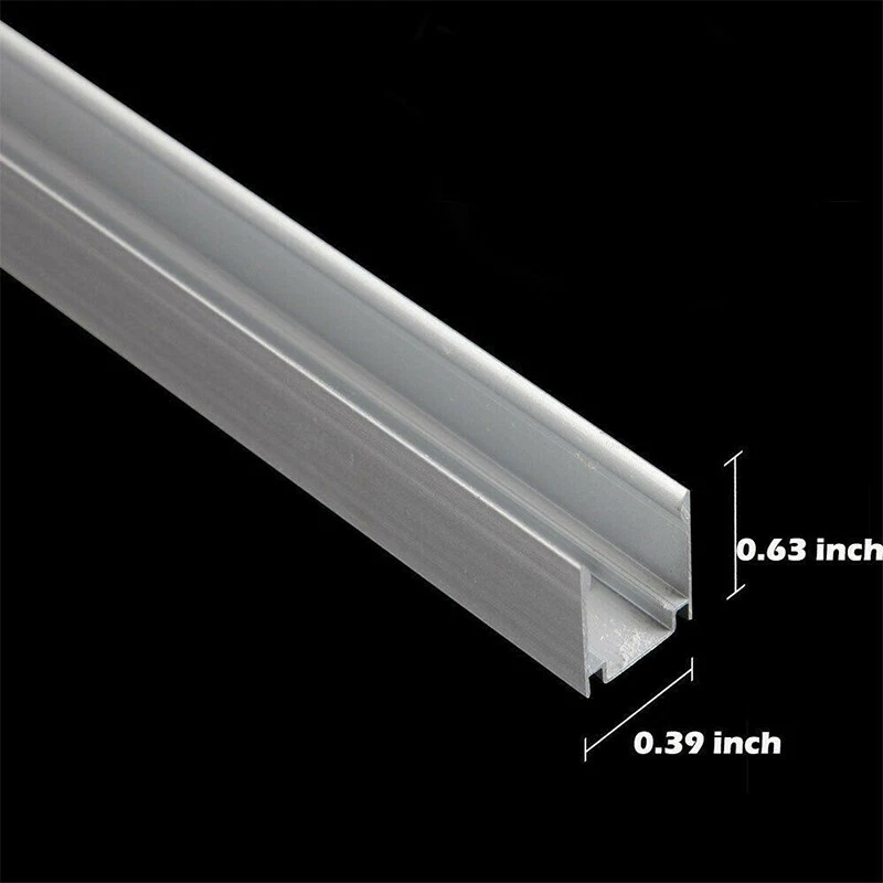 40Pcs 3.3' Aluminum Holder Channel Track for 8mmx17mm LED Neon Rope Lights - USA - Image 4 of 4