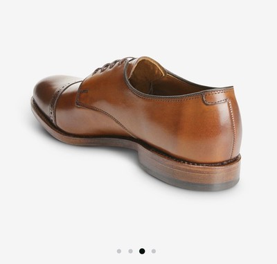 Allen Edmonds Clifton 3358 Walnut Brown Leather Cap Toe  display picture 1
