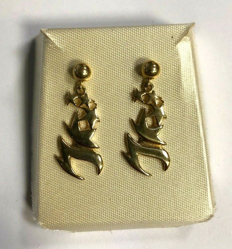 Official Atlanta 1996 Centennial Olympic Games 14kt Solid Gold Earring Set - Picture 4 of 4