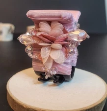 Handmade Flower small hair claw clips women Elegant Fashion Hair Claw clips#USA