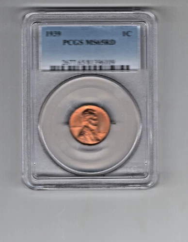 1939 LINCOLN WHEAT CENT PCGS MS65 RD TRUE VIEW BEAUTIFUL RED PENNY