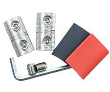 0 Gauge Wire Splicer Butt Connectors 2 PCS Heavy-Duty Amp Wire 0 GA 2PCS