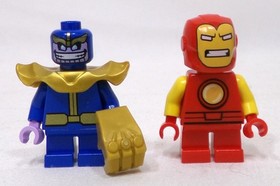 LEGO Super Heros 76072 Mighty Micros Iron Man vs Thanos Marvel Complete Set